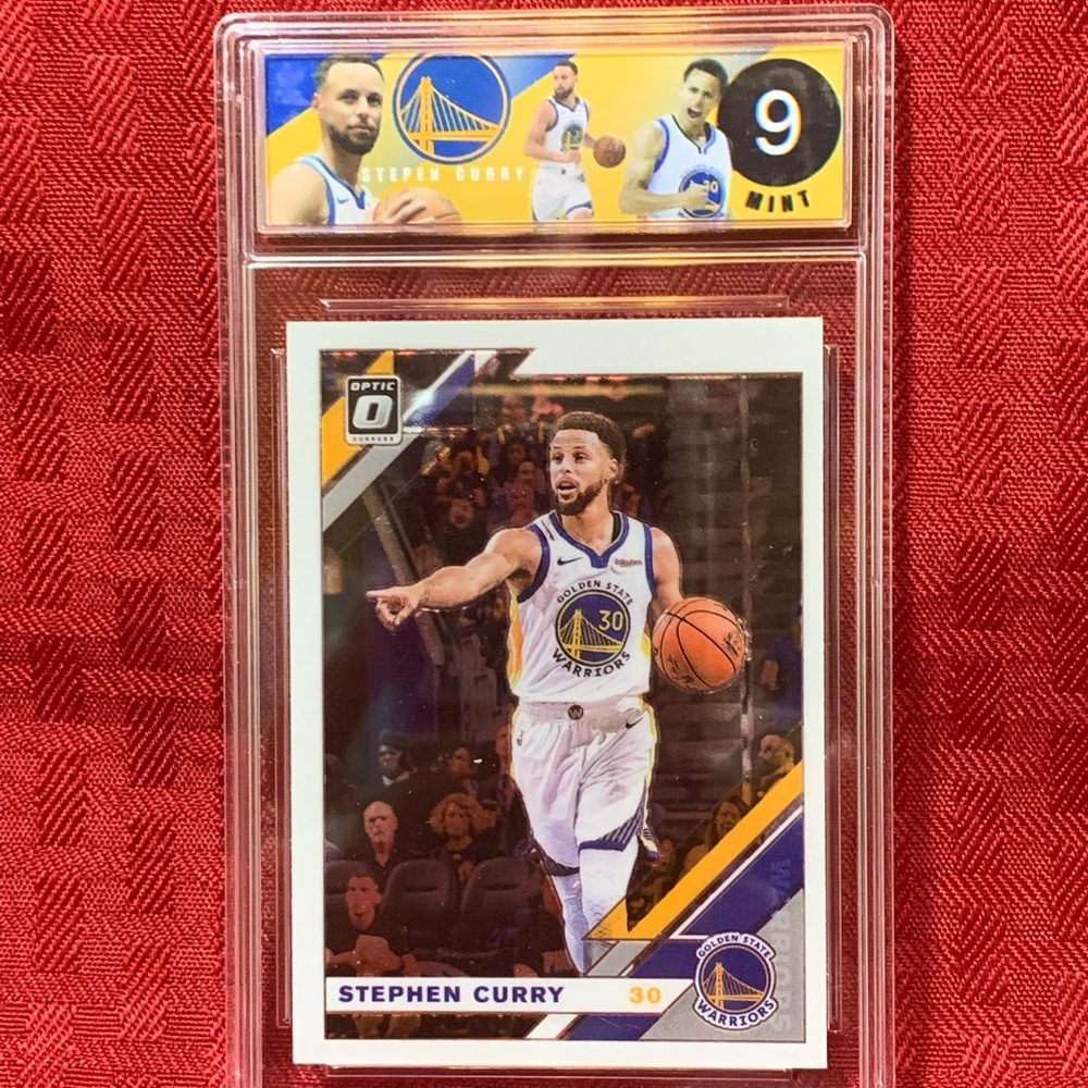 Stephen Curry-Golden State Warriors Basketball Graded 9